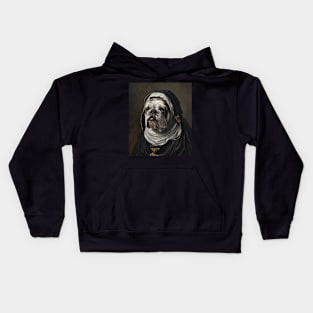 Bulldog - The Noble Nun Kids Hoodie